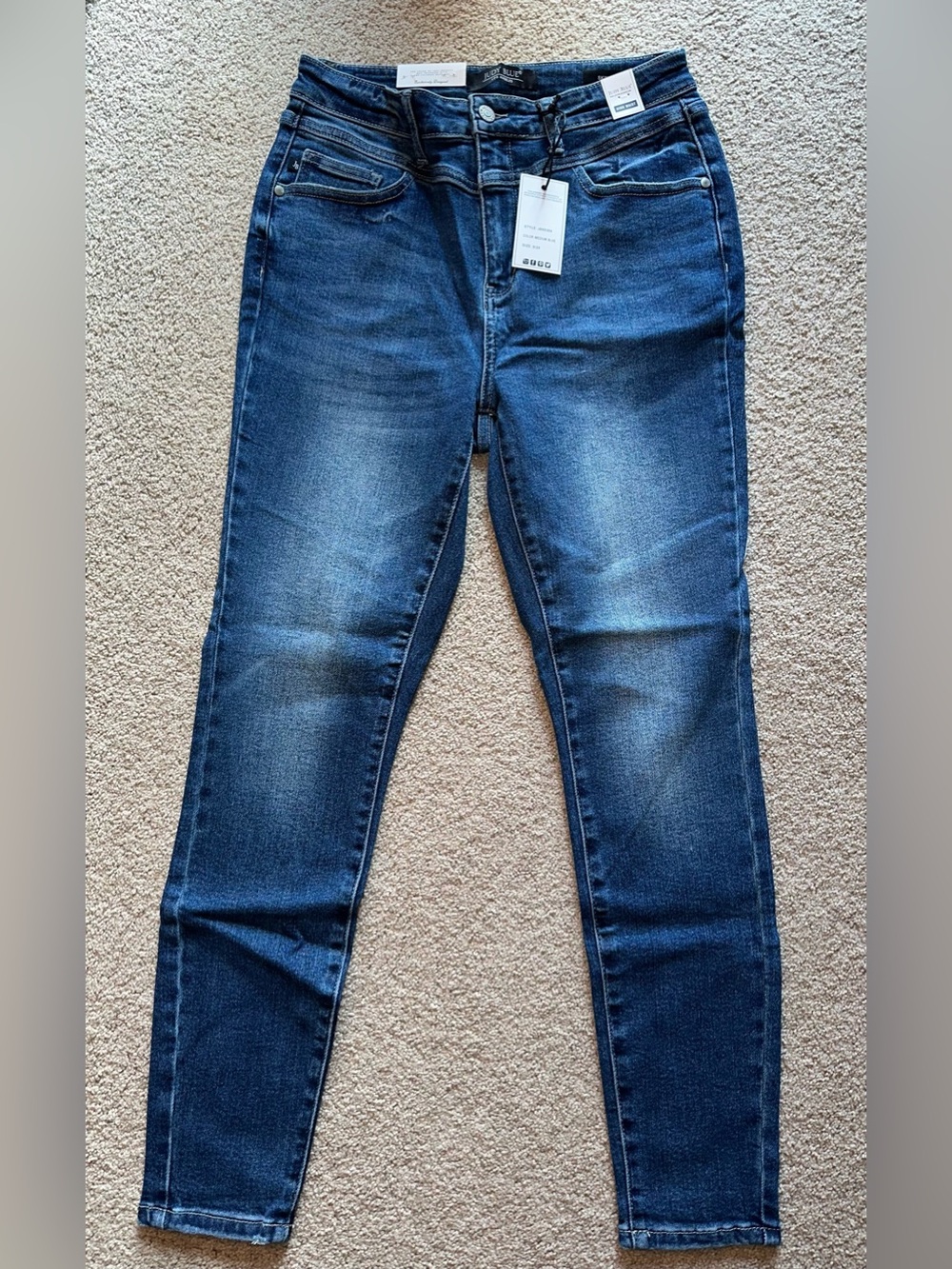 NWT Judy Blue High Waist Skinny Fit Sz 9/29